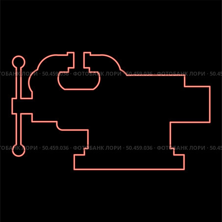 Neon vice Jaw vise Repair clamp tool red color vector illustration image flat style light. Neon vice Jaw vise Repair clamp tool red color vector illustration image flat style. Стоковая иллюстрация, агентство Ingram Publishing / Фотобанк Лори