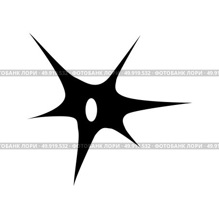 Nerve cell icon . Стоковая иллюстрация, агентство Ingram Publishing / Фотобанк Лори
