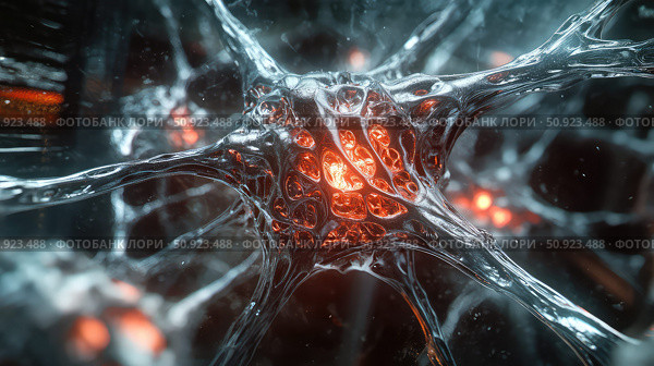 neurotransmission shifting neural signal ai generated. Стоковое AI-изображение, AI-художник Vectorwin / Фотобанк Лори