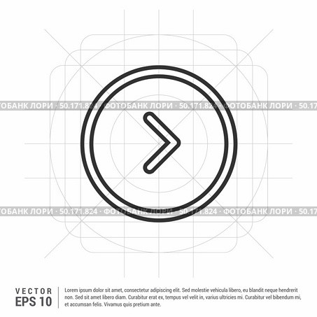 Next icon. Стоковая иллюстрация, агентство Ingram Publishing / Фотобанк Лори