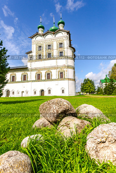 Nicolo-Vyazhishchsky monastery in Veliky Novgorod (2019 год). Стоковое фото, фотограф FotograFF / Фотобанк Лори