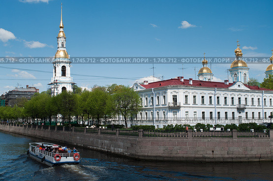 Никольский морской собор в Санкт-Петербурге (2010 год). Стоковое фото, фотограф Кекяляйнен Андрей / Фотобанк Лори