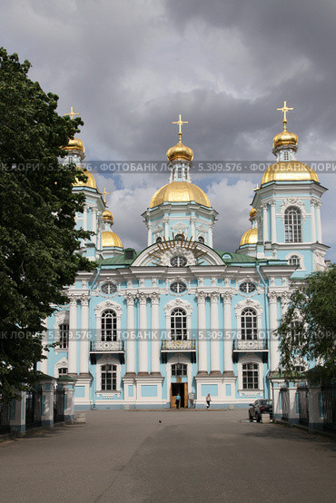 Никольский Морской собор в Санкт-петербурге (2013 год). Стоковое фото, фотограф Александр Секретарев / Фотобанк Лори