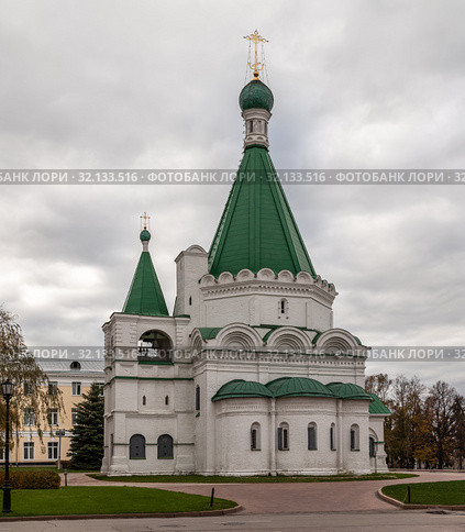 Нижний Новгород. Михайло-Архангельский собор в Кремле (2012 год). Стоковое фото, фотограф Алексей Шаповалов (Стерх) / Фотобанк Лори