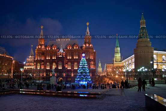 Ночь перед Рождеством (2008 год). Редакционное фото, фотограф Павел Широков / Фотобанк Лори
