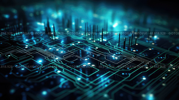 nology hi tech background ai generated. Стоковое AI-изображение, AI-художник Vectorwin / Фотобанк Лори