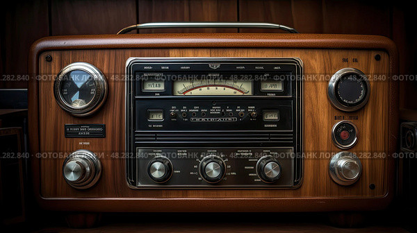 nostalgia audio technology ai generated. Стоковое AI-изображение, AI-художник Vectorwin / Фотобанк Лори