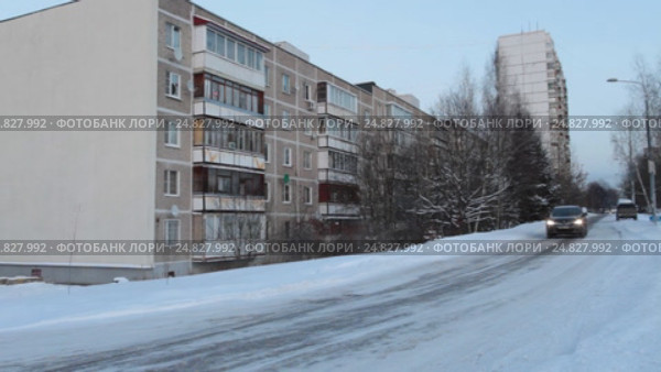 Новая Москва, посёлок Ватутинки зимой (2017 год). Редакционное видео, видеограф Дмитрий Неумоин / Фотобанк Лори