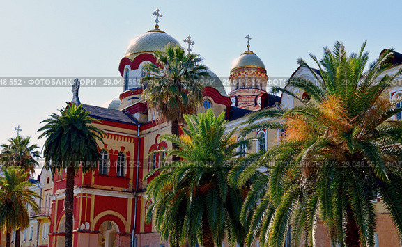 Novy Afonsky for men Monastery in Abkhazia. Стоковое фото, фотограф Володина Ольга / Фотобанк Лори