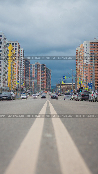 Новый район города Новороссийска (2024 год). Редакционное фото, фотограф Алексей Бабаевский / Фотобанк Лори