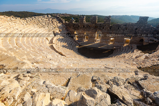 Odeon and bouleuterion at Kibyra. Стоковое фото, фотограф Яков Филимонов / Фотобанк Лори
