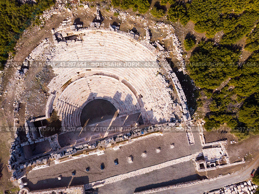 Odeon and bouleuterion at Kibyra. Стоковое фото, фотограф Яков Филимонов / Фотобанк Лори