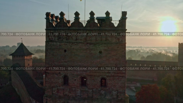 Old fortress in Lutsk (2023 год). Стоковое видео, видеограф Артем Лукин / Фотобанк Лори