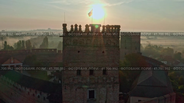 Old fortress in Lutsk (2023 год). Стоковое видео, видеограф Артем Лукин / Фотобанк Лори