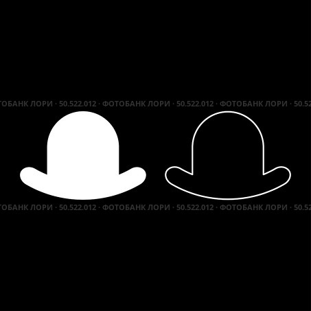 Old hat vintage bowler gentleman headwear male elegant fedora homburg-hat stingy brim top-hat set icon white color vector illustration image simple solid fill outline contour line thin flat style. Old hat vintage bowler gentleman headwear male elegant fedora homburg-hat stingy brim top-hat set icon white color vector illustration image solid fill outline contour line thin flat style. Стоковая иллюстрация, агентство Ingram Publishing / Фотобанк Лори