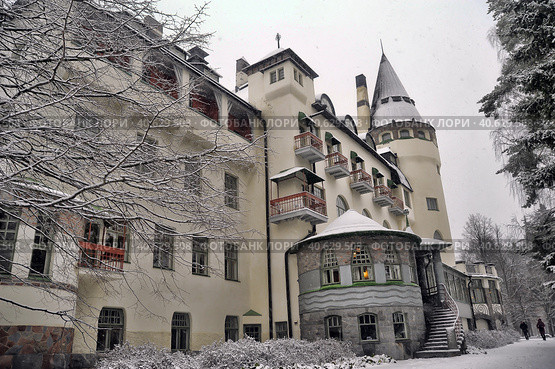 Old hotel Valtionhotelli (2014 год). Редакционное фото, фотограф Анна Кривицкая / Фотобанк Лори