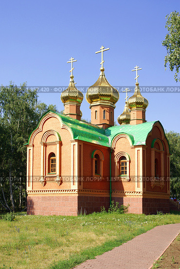 Омск. Ачаирский Крестовый монастырь (2010 год). Стоковое фото, фотограф Julia Nelson / Фотобанк Лори