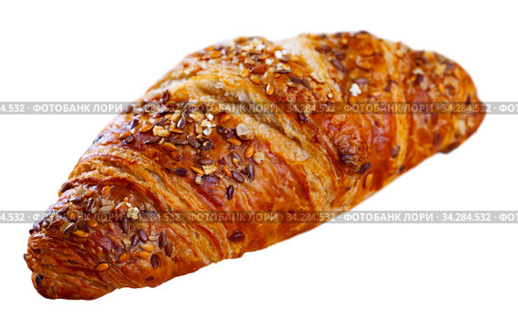 One multigrain croissant. Стоковое фото, фотограф Яков Филимонов / Фотобанк Лори