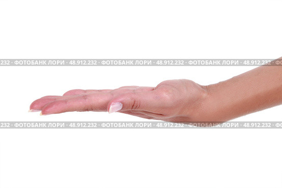 Open hand. Стоковое фото, агентство Ingram Publishing / Фотобанк Лори
