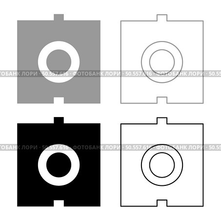 Optic connector port fiber cable laser beam set icon grey black color vector illustration image simple solid fill outline contour line thin flat style. Optic connector port fiber cable laser beam set icon grey black color vector illustration image solid fill outline contour line thin flat style. Стоковая иллюстрация, агентство Ingram Publishing / Фотобанк Лори
