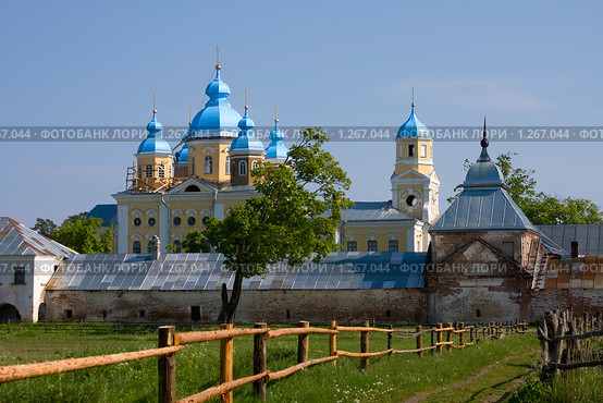 Остров Коневец. Коневский Рождество-Богородичный мужской монастырь (2009 год). Стоковое фото, фотограф Литвяк Игорь / Фотобанк Лори