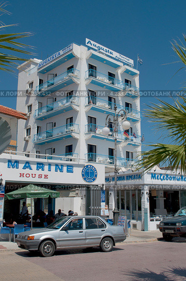 Отель "Augusta Hotel Apartments Larnaca". Ларнака, Кипр (2012 год). Редакционное фото, фотограф Виктор Карасев / Фотобанк Лори
