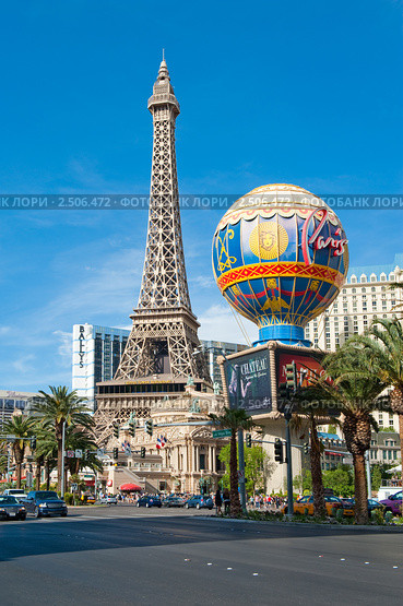 Отель-казино Paris. Лас-Вегас. США (2011 год). Редакционное фото, фотограф E. O. / Фотобанк Лори