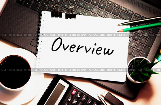 Overview Brief Summary Description Conclusion Concept word written on white paper. Стоковое фото, агентство Ingram Publishing / Фотобанк Лори