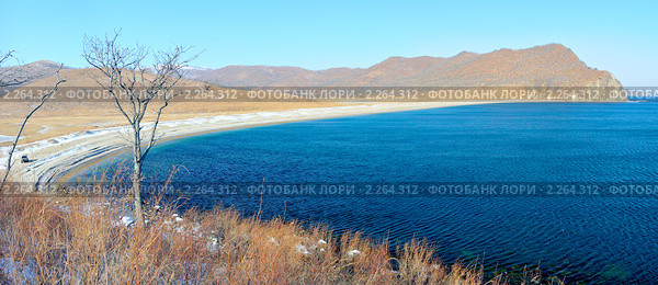Панорама бухты возле мыса Льва. Безымянный мыс. Стоковое фото, фотограф Сергеев Игорь / Фотобанк Лори