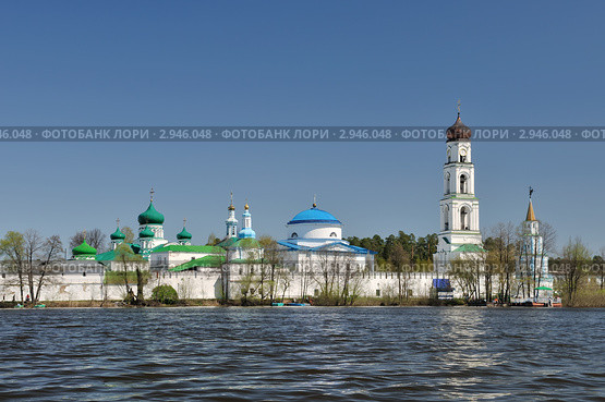 Панорама Раифского монастыря (2009 год). Стоковое фото, фотограф Денис Ларкин / Фотобанк Лори