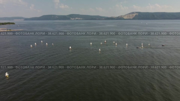 Паруса. Стоковое видео, видеограф Дмитрий Табурченко / Фотобанк Лори