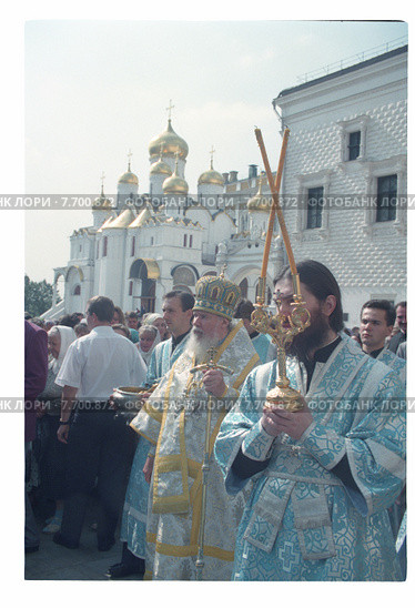 Патриарх Алексий II. Редакционное фото, фотограф Борис Кавашкин / Фотобанк Лори