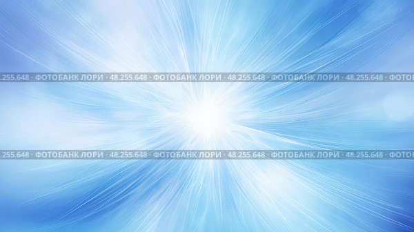 peaceful blue burst background ai generated. Стоковое AI-изображение, AI-художник Vectorwin / Фотобанк Лори
