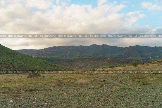 Пейзаж остова Гран Канария (2018 год). Стоковое фото, фотограф YuryKara / Фотобанк Лори