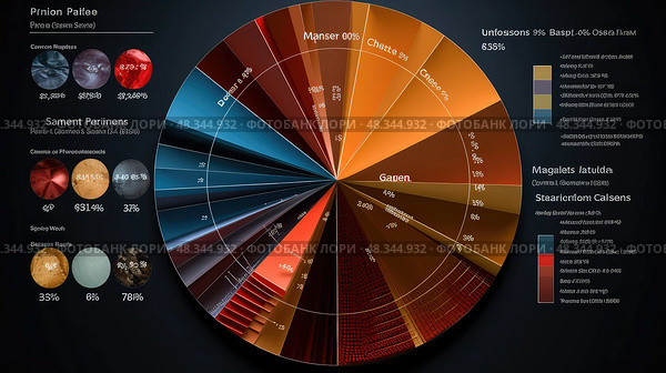 percentage quantitative data ai generated. Стоковое AI-изображение, AI-художник Vectorwin / Фотобанк Лори