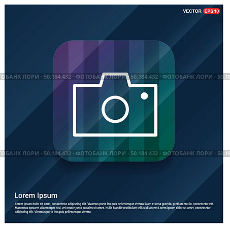 Photo camera icon. Стоковая иллюстрация, агентство Ingram Publishing / Фотобанк Лори