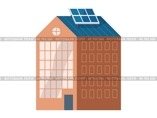Photovoltaic vector illustration. Green technology innovations are transforming energy landscape Environmental conservation efforts strive to protect ecosystems and natural habitats Sustainable energy. Photovoltaic. Clean energy sources reduce environmental impact and promote sustainability. Стоковая иллюстрация, агентство Ingram Publishing / Фотобанк Лори