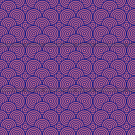 Pink and blue circles seamless pattern background and texture. Vector illustration. Стоковая иллюстрация, агентство Ingram Publishing / Фотобанк Лори