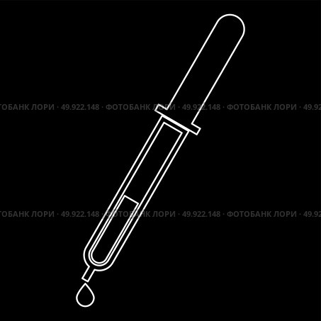 Pipette with drop icon . Стоковая иллюстрация, агентство Ingram Publishing / Фотобанк Лори