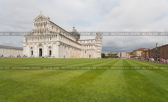 Пизанский Собор Piazza del Duomo  Pisa PI Италия (2017 год). Редакционное фото, фотограф Владимир Чинин / Фотобанк Лори