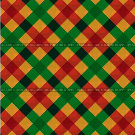 Plaid kitchen vector seamless pattern. Стоковая иллюстрация, агентство Ingram Publishing / Фотобанк Лори