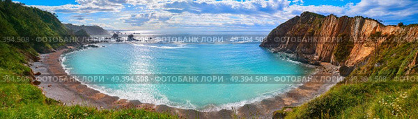 Playa del Silencio in Cudillero Asturias from Spain. Стоковое фото, агентство Ingram Publishing / Фотобанк Лори