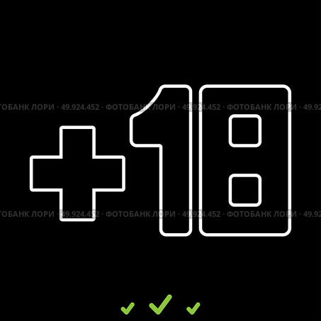 Plus eighteen +18 it is white icon .. Plus eighteen +18 it is white icon . Flat style. Стоковая иллюстрация, агентство Ingram Publishing / Фотобанк Лори