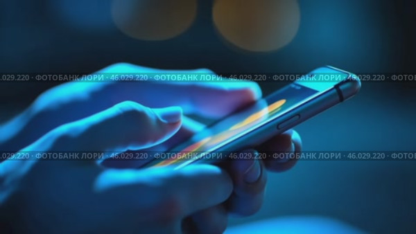 Point finger on screen phone closeup, person testing test message, touch blue screen on smartphone. Night Bokeh Light. Close-UP. Person using in hands mobile phone close up in the dark. Online wi-fi. Стоковое AI-видео, аниматор Марина Демидюк / Фотобанк Лори