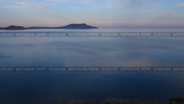 Полный штиль. Черное море вечером, Крым (2016 год). Стоковое видео, видеограф Яна Королёва / Фотобанк Лори