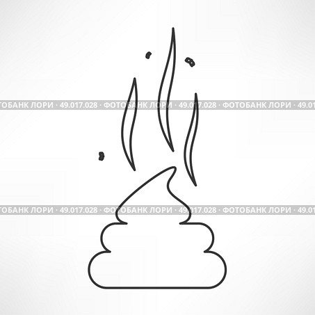 Poo icon. Стоковая иллюстрация, агентство Ingram Publishing / Фотобанк Лори