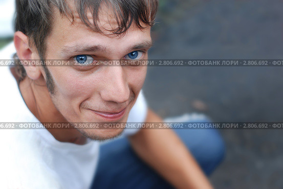 Портрет молодого парня. Стоковое фото, фотограф Столыпин Борис / Фотобанк Лори