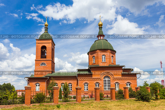 Поселок Воротынск. Церковь Серафима Саровского (2014 год). Стоковое фото, фотограф Сергей Лаврентьев / Фотобанк Лори