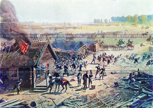 Позиция русских войск в деревне Семеновской (2023 год). Редакционное фото, фотограф Сергей Елизарьев / Фотобанк Лори