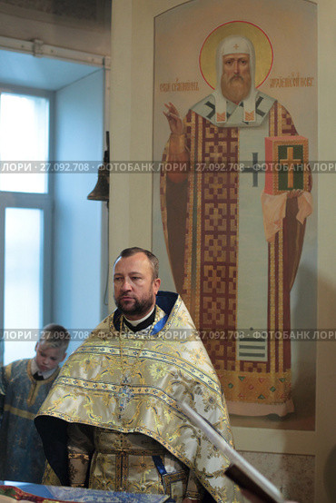 Престольный праздник храма, Покров Пресвятой Богородицы, город Балашиха (2017 год). Редакционное фото, фотограф Дмитрий Неумоин / Фотобанк Лори